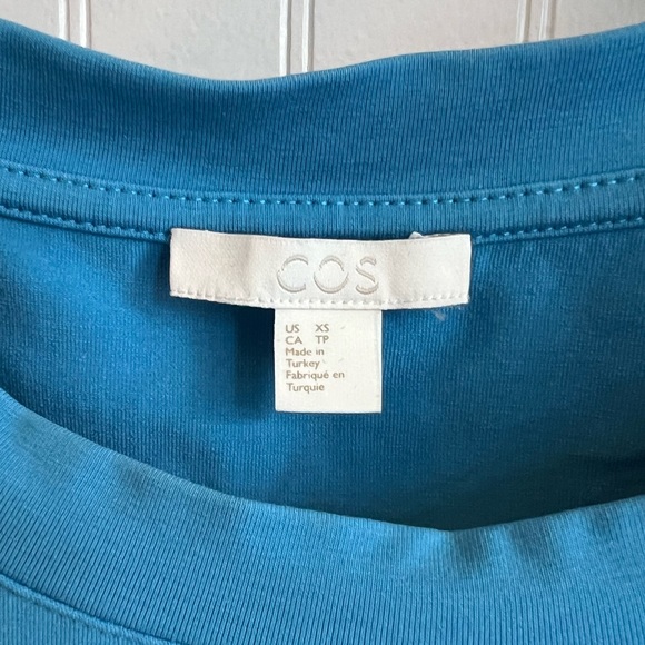 COS Blue Shirt with pockets Dress - Picture 7 of 7